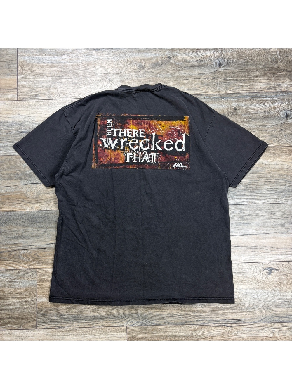 Y2K No Fear Been There Wrecked That black T-shirt